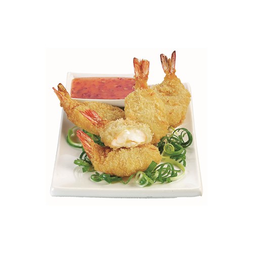 Crumbed Prawn Cutlet - Plated